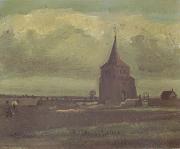 Vincent Van Gogh, The old Tower of Nuenen with a Ploughman (nn04)